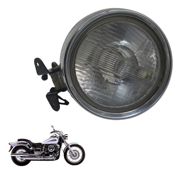 Farol Bloco Óptico C/deta Yamaha Drag Star Xvs 650 98-08 Ori Farol Bloco Óptico C/deta Yamaha Drag Star Xvs 650 98-08 Ori