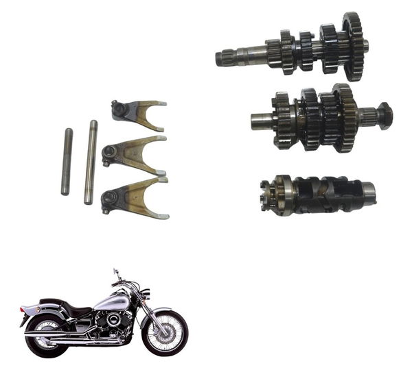 Caixa Marcha Câmbio Yamaha Drag Star Xvs 650 98-08 Original