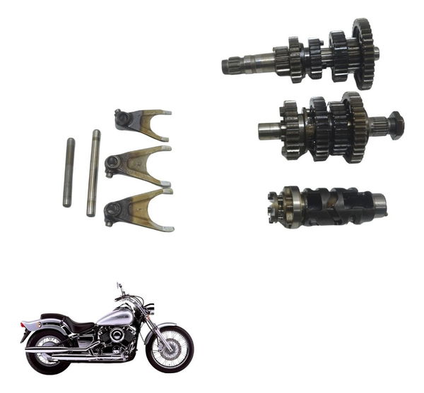 Caixa Marcha Câmbio Yamaha Drag Star Xvs 650 98-08 Original
