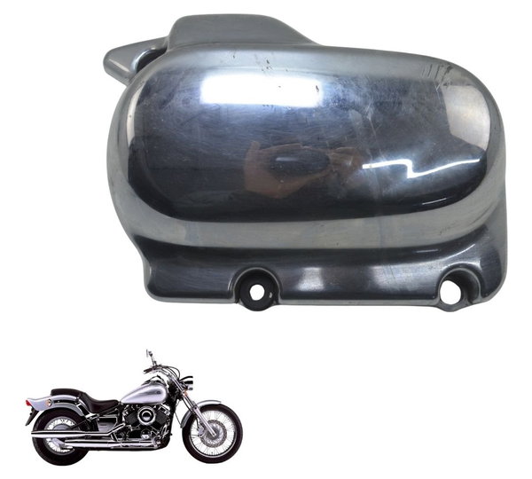 Acaba Tampa Motor Esq C/detal Yamaha Drag Star Xvs 650 98-08