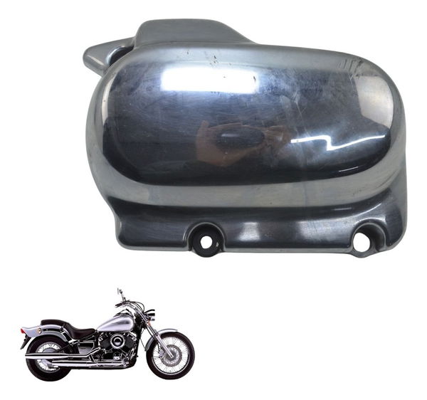Acaba Tampa Motor Esq C/detal Yamaha Drag Star Xvs 650 98-08