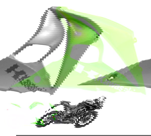 Spoiler Inferior Dir C/ Avari Kawasaki Ninja 1000 10-13 Orig