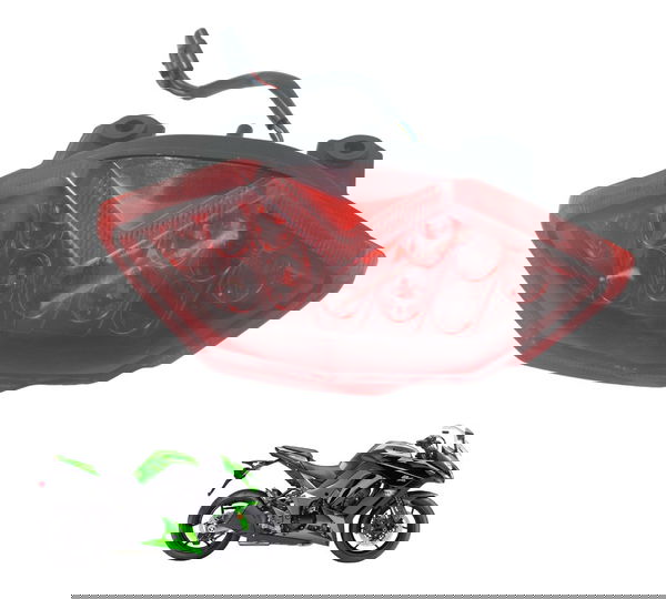 Lanterna Traseira C Avari Kawasaki Ninja 1000 10-13 Original