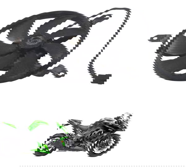 Ventoinha Radiador C/ Avaria Kawasaki Ninja 1000 10-13 Orig