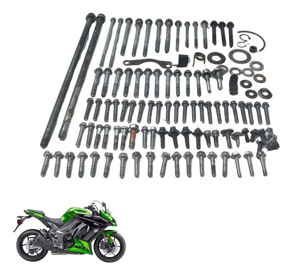 Kit Parafuso Motor Kawasaki Ninja 1000 10-13 Original Kit Parafuso Motor Kawasaki Ninja 1000 10-13 Original