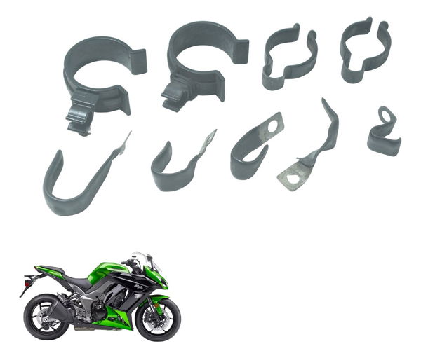 Kit Abraçadeiras Kawasaki Ninja 1000 10-13 Original Kit Abraçadeiras Kawasaki Ninja 1000 10-13 Original