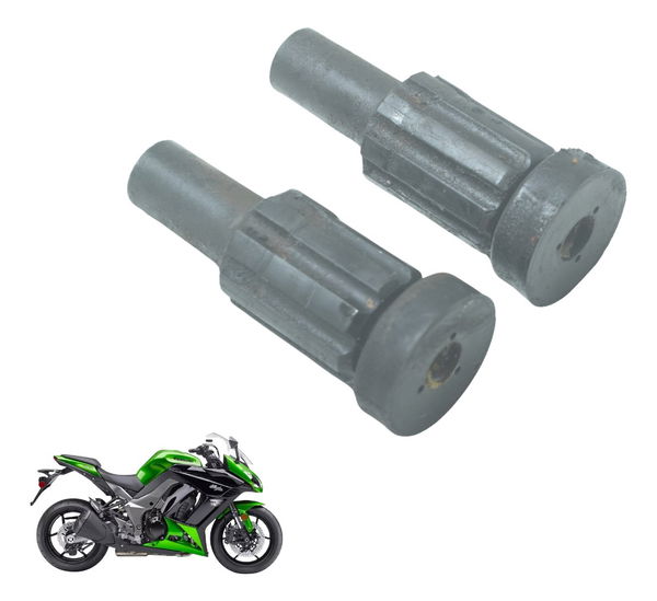 Par Coxim Suporte Motor Kawasaki Ninja 1000 10-13 Original Par Coxim Suporte Motor Kawasaki Ninja 1000 10-13 Original