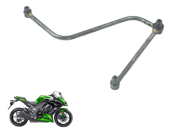 Cano Conexão Óleo Kawasaki Ninja 1000 10-13 Original Cano Conexão Óleo Kawasaki Ninja 1000 10-13 Original