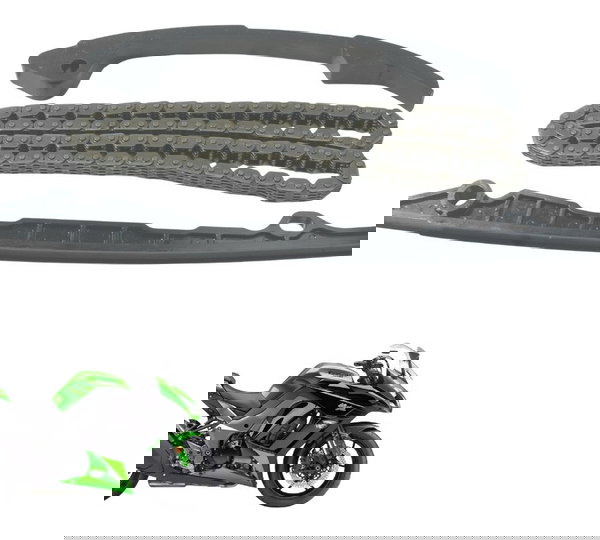Kit Guia Tensor Corrente Comando Kawasaki Ninja 1000 10-13
