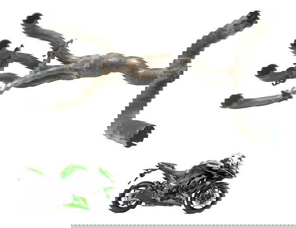 Curva Escape C/ Avaria Kawasaki Ninja 1000 10-13 Original Curva Escape C/ Avaria Kawasaki Ninja 1000 10-13 Original