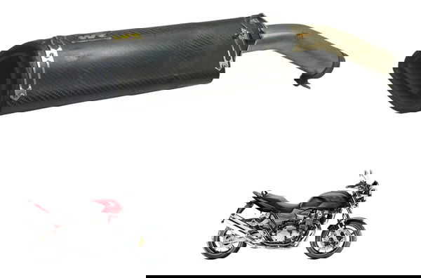 Ponteira C/ Detal Esportiva Honda Cb 1300 F Super Four 07-08