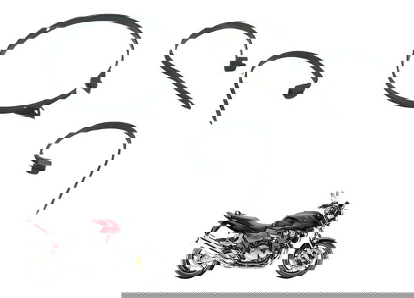 Kit Abraçadeiras Plástico Honda Cb 1300 F Super Four 07-08