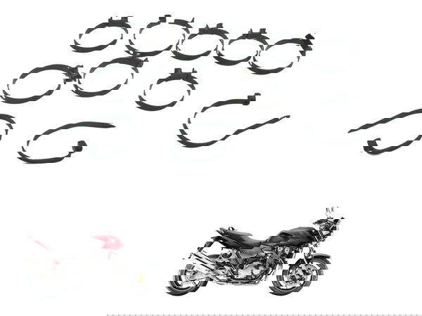 Kit Abraçadeira Diversas Honda Cb 1300 F Super Four 07-08