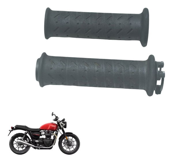 Par Manopla Triumph Street Twin 900 16-22 Original Preto