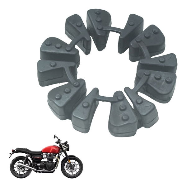 Coxim Cubo Coroa Triumph Street Twin 900 16-22 Original