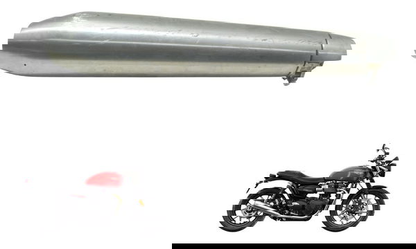 Ponteira Escape Dir C/detal Triumph Street Twin 900 16-22