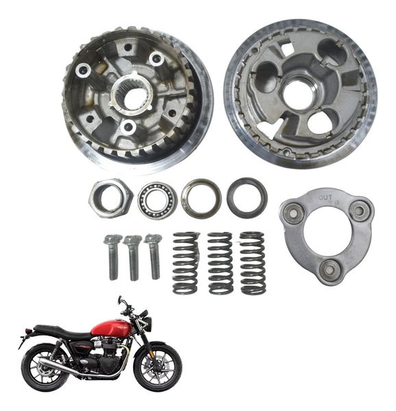 Cubo Platô Embreagem C/detal Triumph Street Twin 900 16-22 Cubo Platô Embreagem C/detal Triumph Street Twin 900 16-22