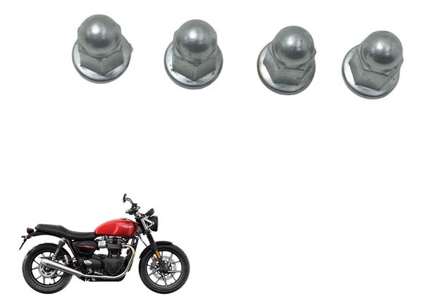 Jogo Porca Escape Triumph Street Twin 900 16-22 Original