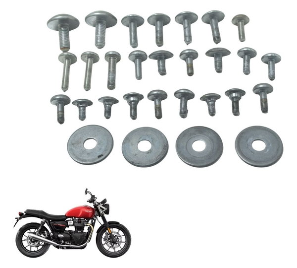 Kit Parafusos Carenagem Triumph Street Twin 900 16-22 Origin