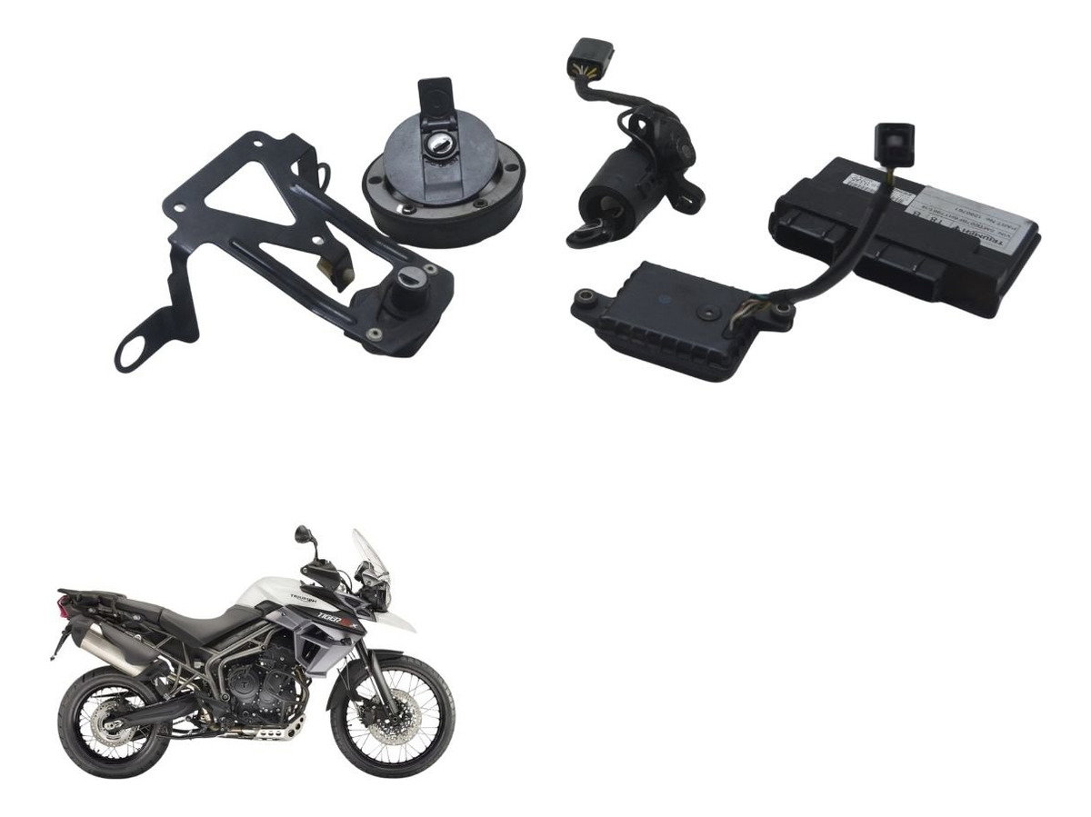 Kit Chave Módulo Code Triumph Tiger 800 Xcx 15-17 Original