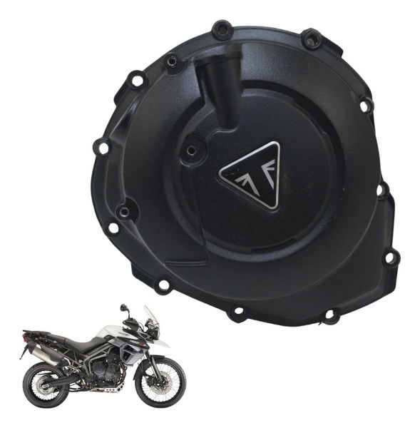 Tampa Motor Embreagem Triumph Tiger 800 Xcx 15-17 Original Preto