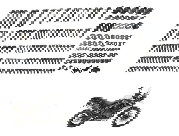 Kit Parafuso Diversos Triumph Tiger 800 Xcx 15-17 Original
