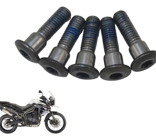 Jogo Parafuso Disco Freio Diant Triumph Tiger 800 Xcx 15-17
