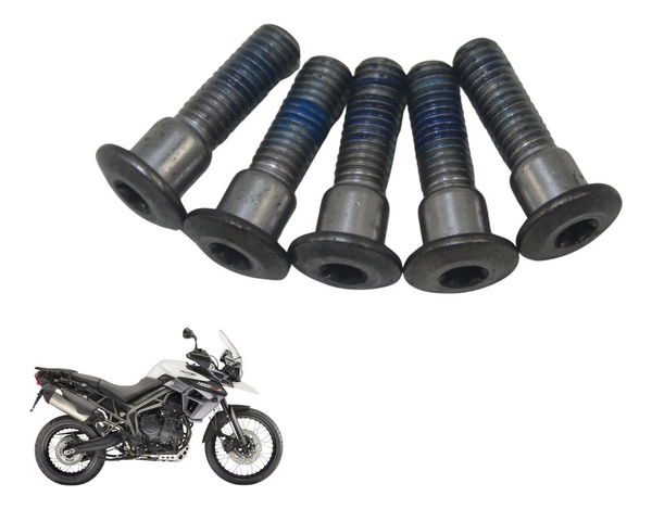 Jogo Parafuso Disco Freio Diant Triumph Tiger 800 Xcx 15-17
