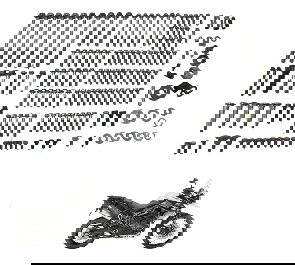 Kit Parafuso Motor Diversos Triumph Tiger 800 Xcx 15-17 Orig