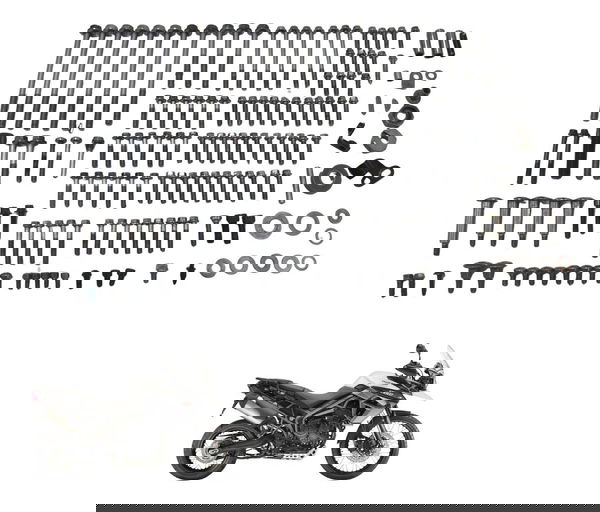 Kit Parafuso Motor Diversos Triumph Tiger 800 Xcx 15-17 Orig