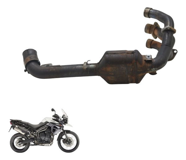 Curva Coletor Escape Triumph Tiger 800 Xcx 15-17 Original