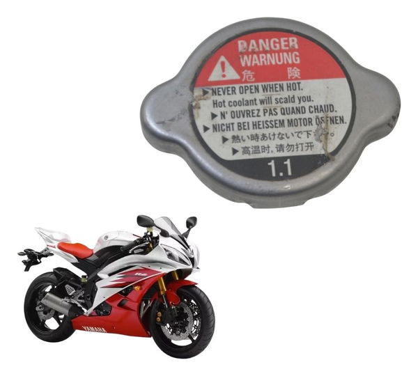 Tampa Radiador Yamaha Yzf R6 06-12 Original