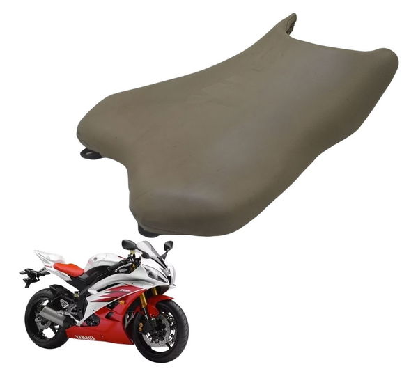 Banco Dianteiro Recapado Yamaha Yzf R6 06-12 Marrom