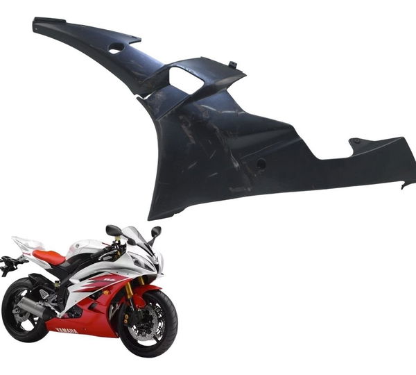 Carenagem Lateral Esquerda C/ Avaria Yamaha Yzf R6 06-12 Ori