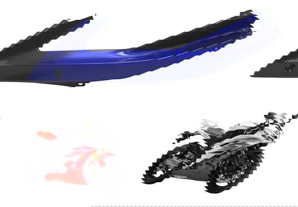 Carenagem Lateral Esq C/ Detal Yamaha Yzf R6 06-12 Original