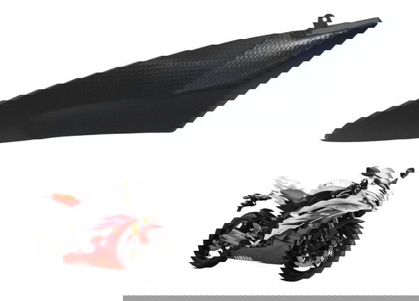 Acabamento Tanque Lateral Esq C/ Avaria Yamaha Yzf R6 06-12