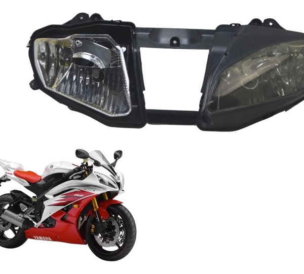 Farol Bloco Óptico C/avaria Yamaha Yzf R6 06-12 Original