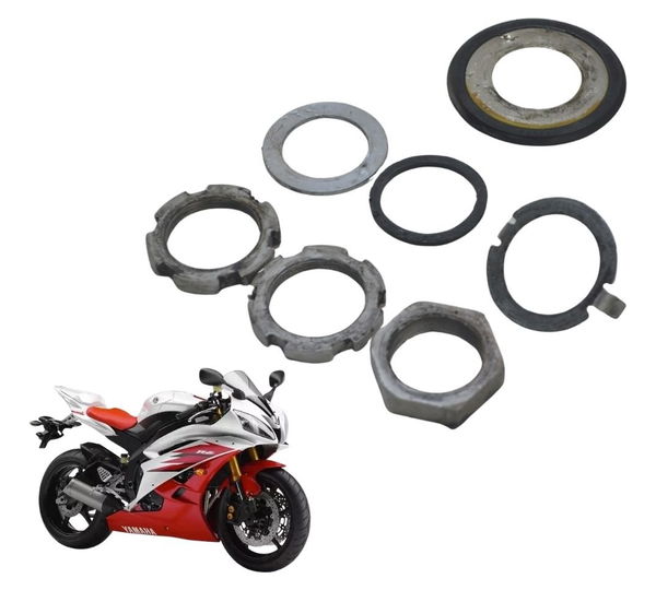 Porca Mesa Inferior Yamaha Yzf R6 06-12 Original