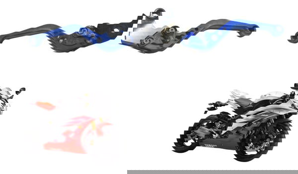 Par Manete Esportivo C/detalhes Yamaha Yzf R6 06-12