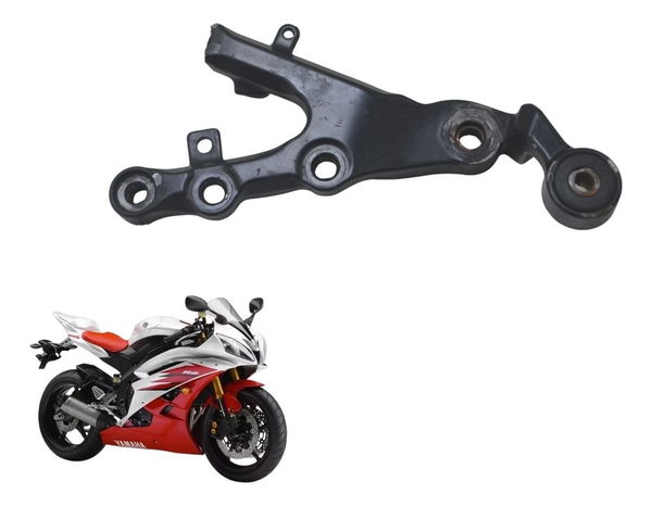Suporte Pedal Diant Dir C/ Avaria  Yamaha Yzf R6 06-12 Orig