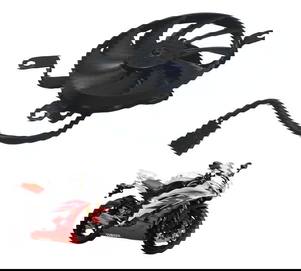 Ventoinha Radiador Esquerda Yamaha Yzf R6 06-12 Original