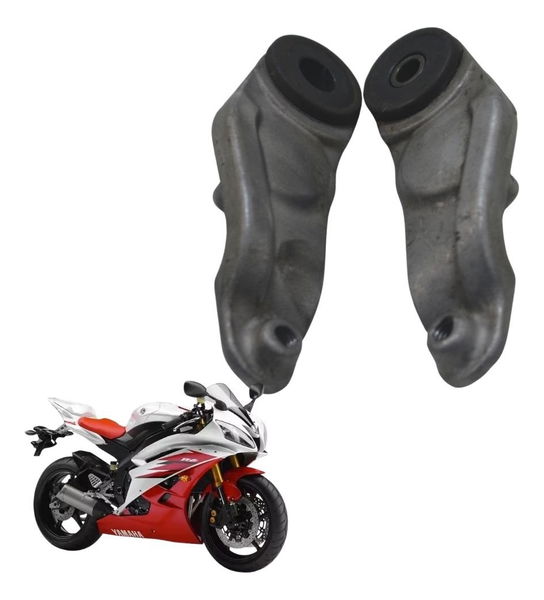 Par Suporte Tanque Combustível Yamaha Yzf R6 06-12 Original