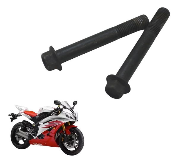 Par Parafuso Pinça Dianteira Yamaha Yzf R6 06-12 Original