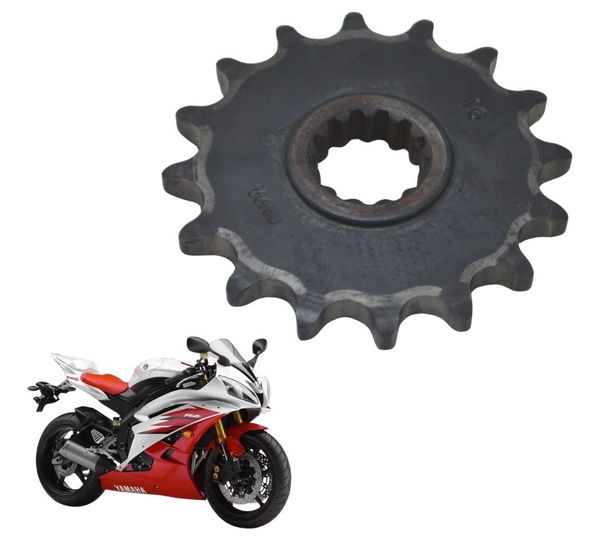 Pinhão 16 Dentes Yamaha Yzf R6 06-12 Original