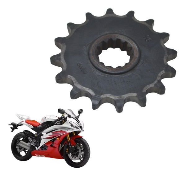 Pinhão 16 Dentes Yamaha Yzf R6 06-12 Original