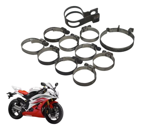 Kit Abraçadeiras Diversas Yamaha Yzf R6 06-12 Original