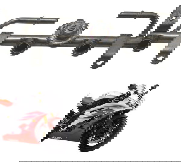 Flauta Baixa C/regulador Pressão Yamaha Yzf R6 06-08 Origina