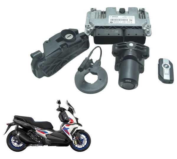 Kit Chave Modulo Code Bmw C 400x Sport 18-24 Original