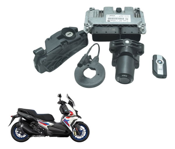 Kit Chave Modulo Code Bmw C 400x Sport 18-24 Original