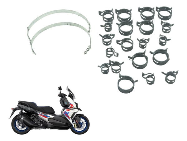 Kit Abraçadeiras Diversas Bmw C 400x Sport 18-24 Original